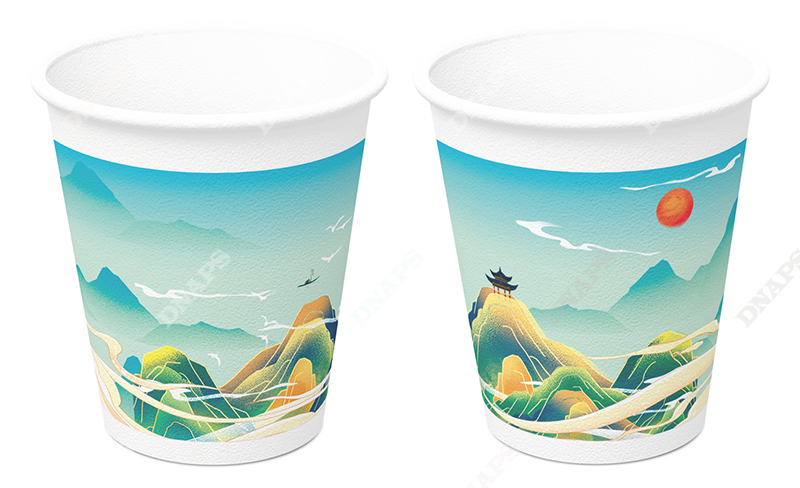 現(xiàn)貨國潮紙杯